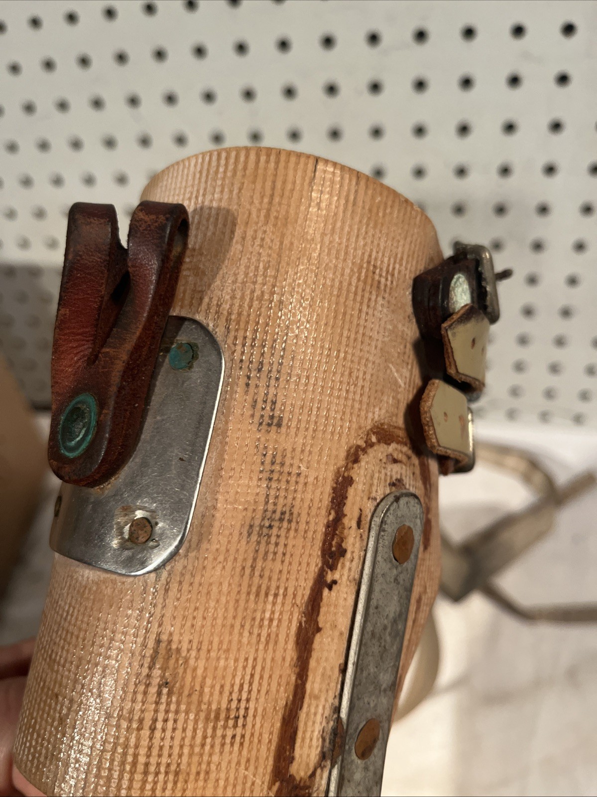 Vintage Prosthetic Arm Adult Arm With Harness Steam Punk Oddity Prop #3