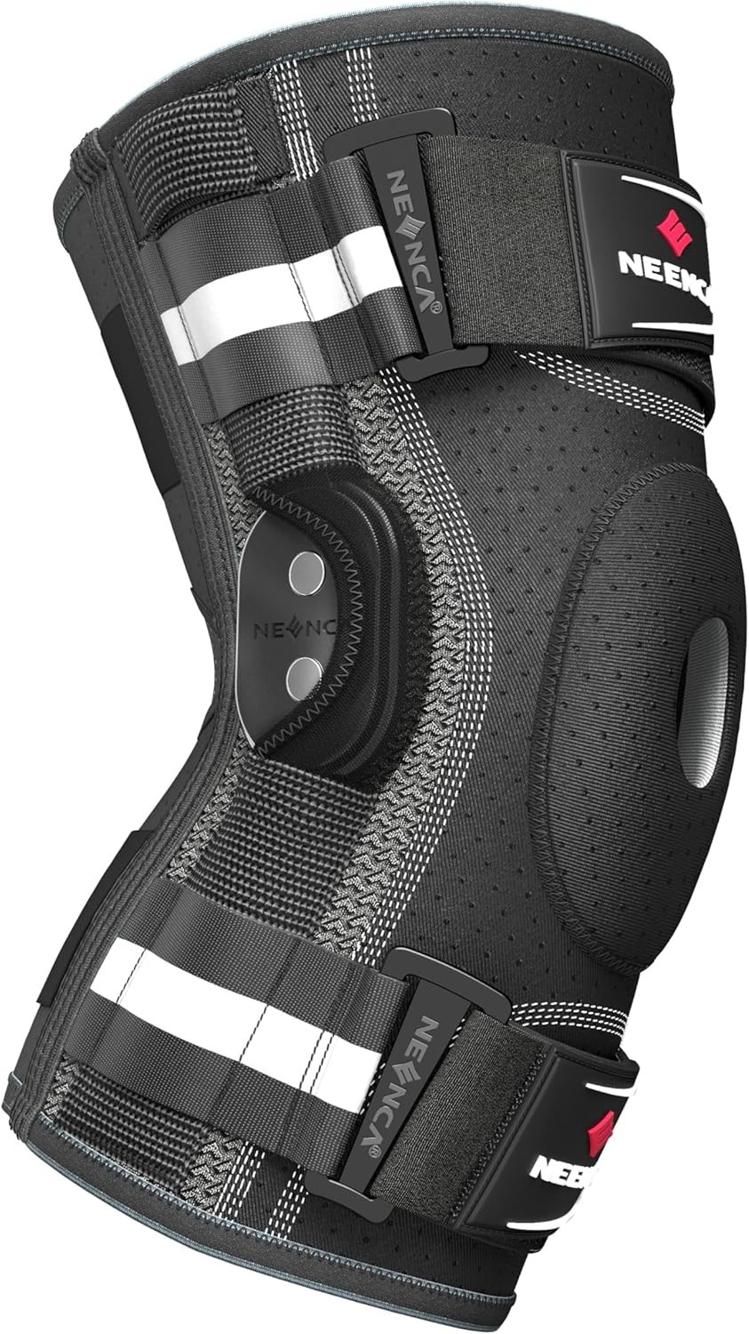 Medical Knee Brace for Sports & Recovery – Hinged Design, Medium Size