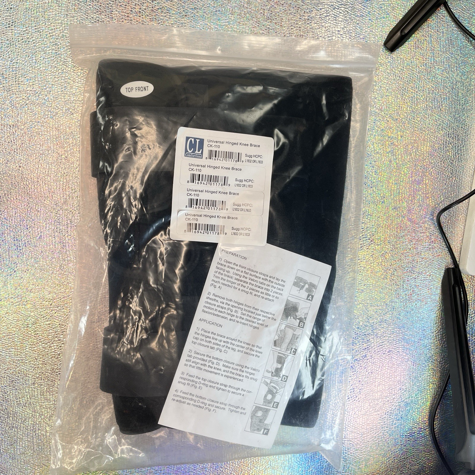 Comfortland CK-110 Universal Knee Brace Hinged / NEW