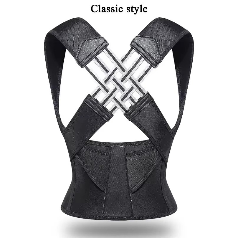 Adjustable Back Posture Corrector Belt Breathable Support Brace for Men Women