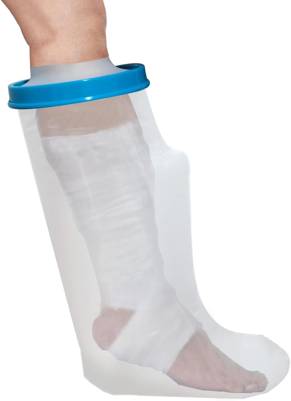 Waterproof Leg Cast Cover for Showering Reusable Adult Short Leg Protector Cast