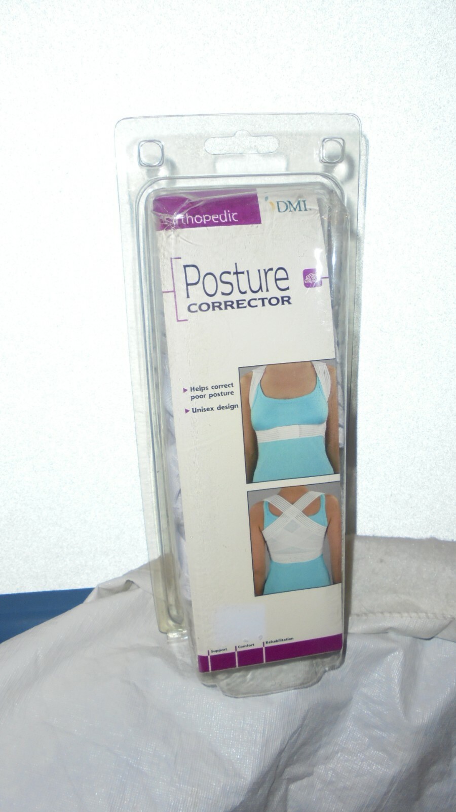 D M I ORTHOPEDIC POSTURE CORRECTOR SZ MED /LG . . NEW WITH TAGS & IN PACKAGE