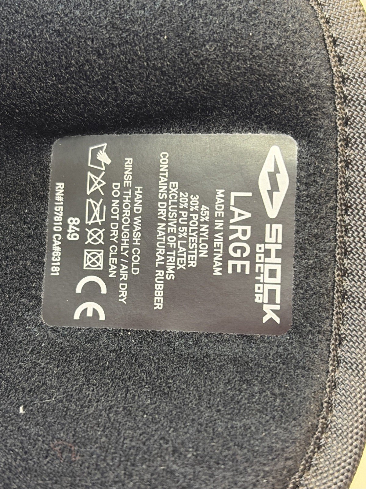 Shock Doctor Ankle Level 2 Ankle Support 849 Ultra Lace Up Ankle , Large, Black