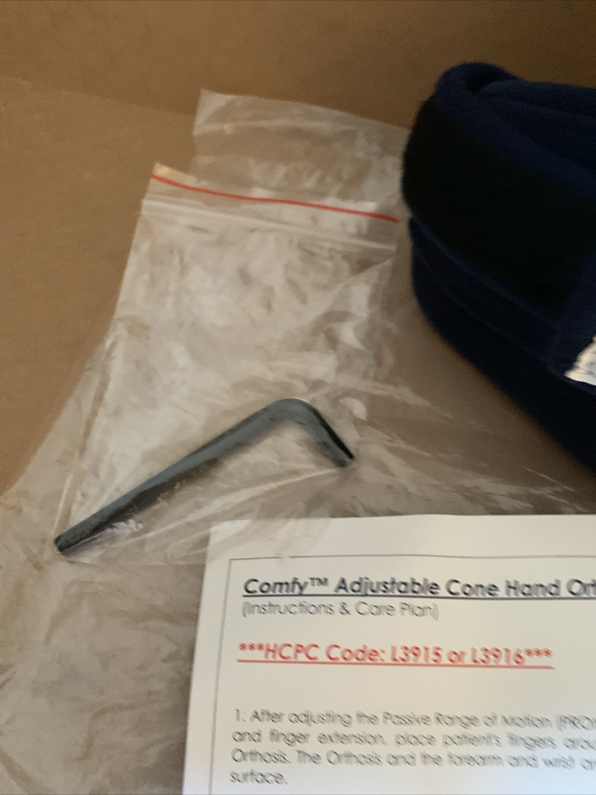 Comfy Splints Comfy Adjustable Cone Hand Orthosis Wrist Device Splint ACH-101