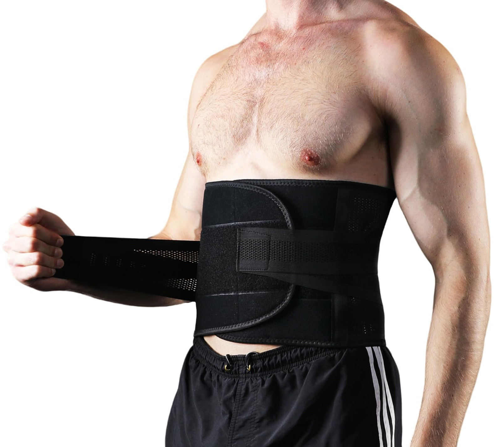 Back Support Brace for Lower Back Pain Men Women Elastic Waist Belt Sciatica