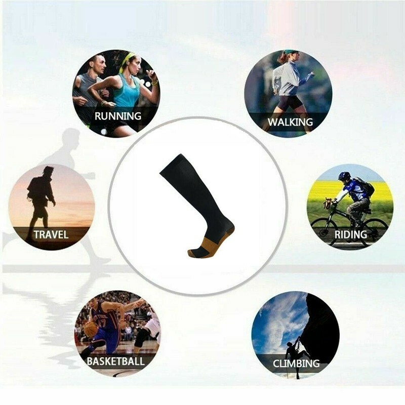Copper Compression Socks Everyday Use for Diabetic Socks, Reduce Swelling & Pain