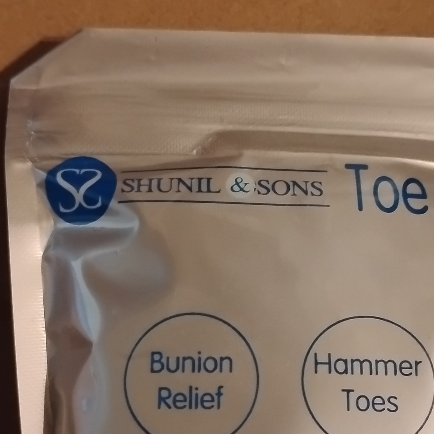SHUNIL & SONS Toe Protectors Blue Silver for Bunion Relief, Hammer Toes