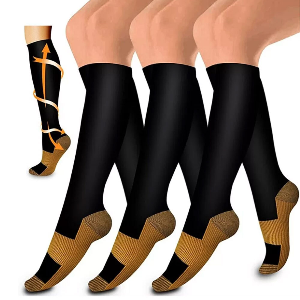 3/6x Diabetic Compresssion Socks for Neuropathy Swollen Bariatric Lymphedema Sox