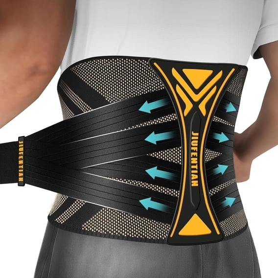 JIUFENTIAN Copper Back Braces for Lower Back Pain with Support System – Lower