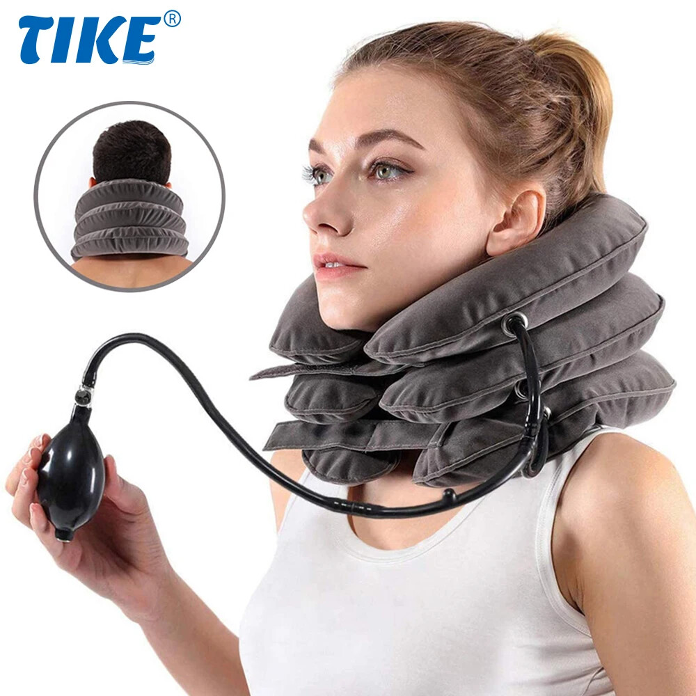 Cervical Neck Stretcher Traction Device for Chronic Neck & Shoulder Alignment Pa