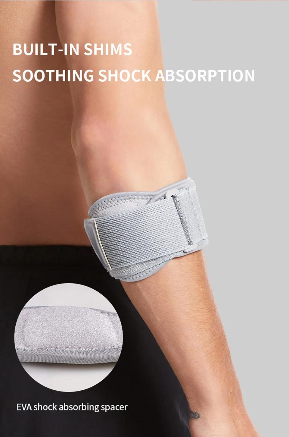 1pcs Elbow Braces for Tendonitis,tennis Golf Elbow Forearm Brace Strap and Compr