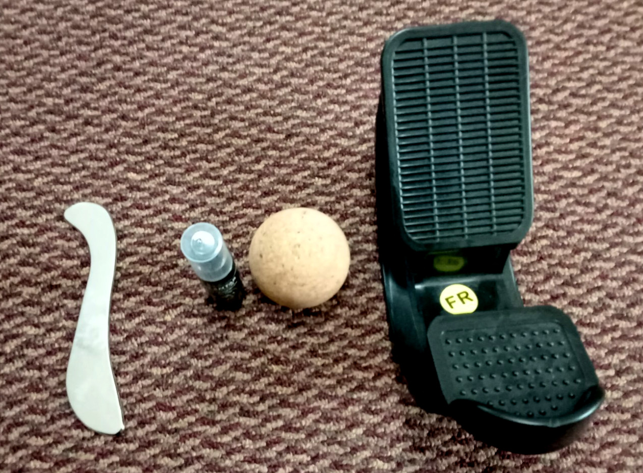 Dr Angela Walks Plantar Fasciitis Materials Mobility Kit (Ball, Foot Rocker etc)