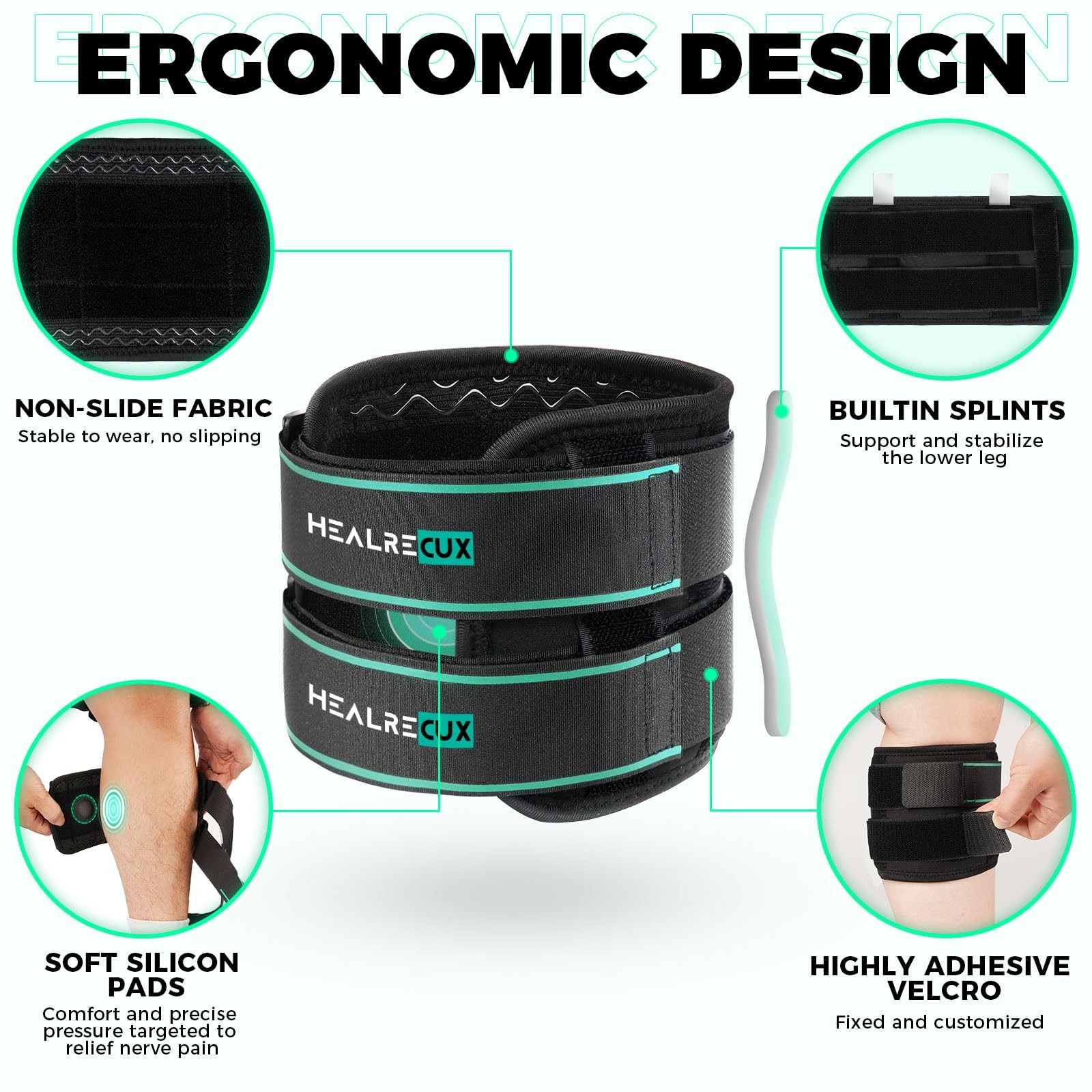 Targeted Compression Brace for Sciatica Pain Relief – Lower Back, Hip & Calf Sup