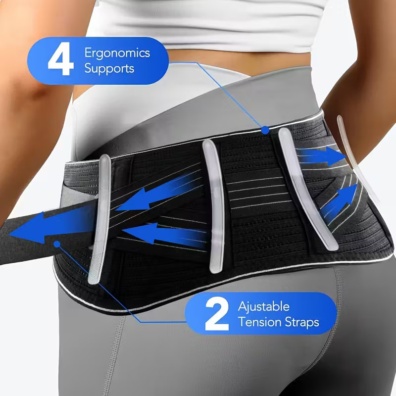 Sacroiliac Belt Ergonomic Lower Back & Hip Support Breathable