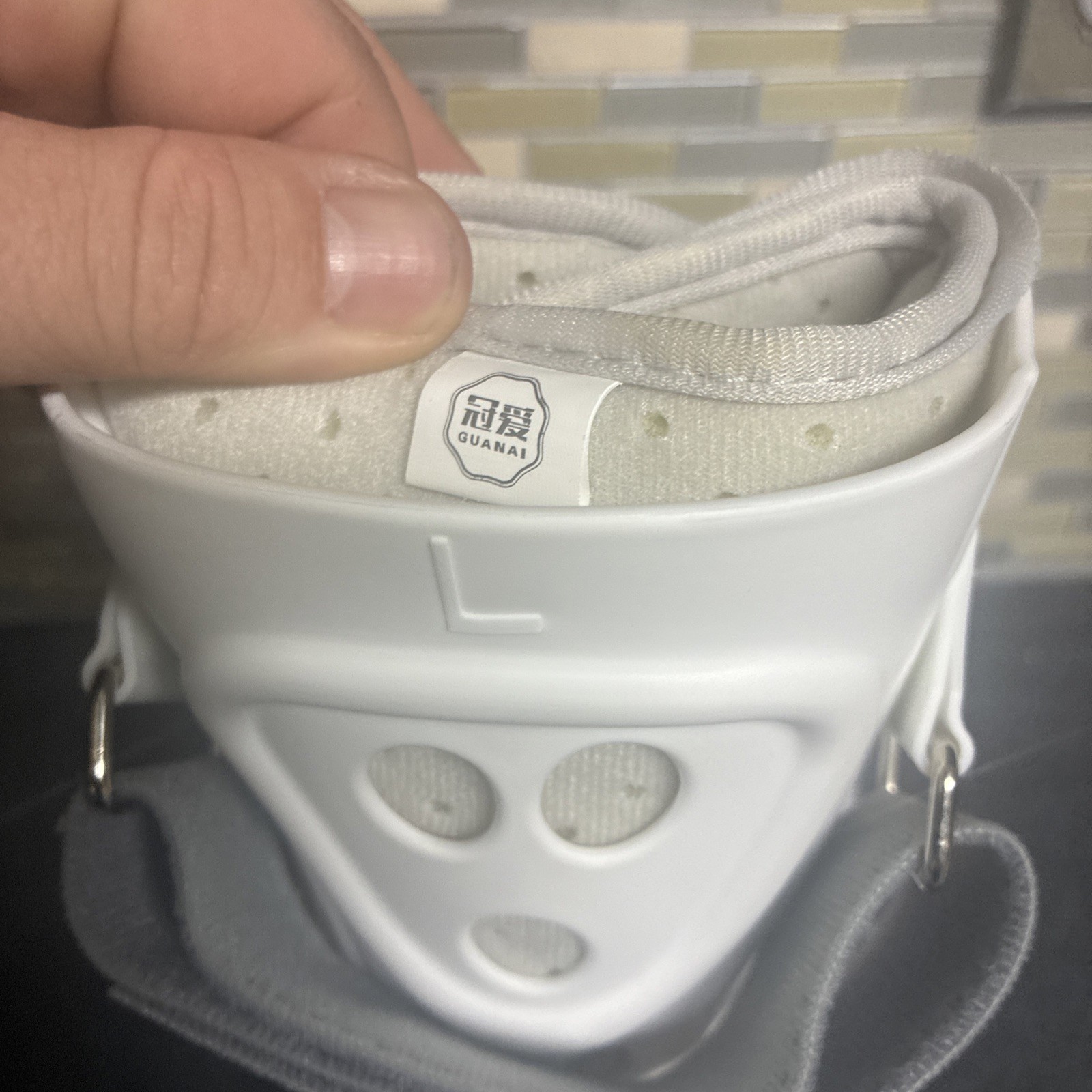 Large White Standard Walking Brace Boot – Large Left Boot Left Foot Medical Boot