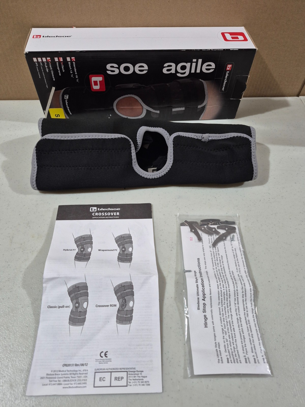 Bledsoe Crossover FC Tritech S, Front Closure, 16″ – 18.75, never used