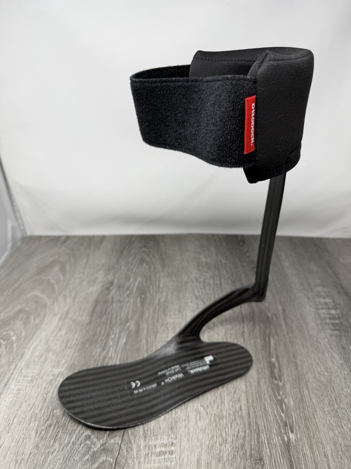 Ottobock WalkOn Flex 28U11=L36-39 Left Small Carbon Fiber Brace Leg Ankle Black