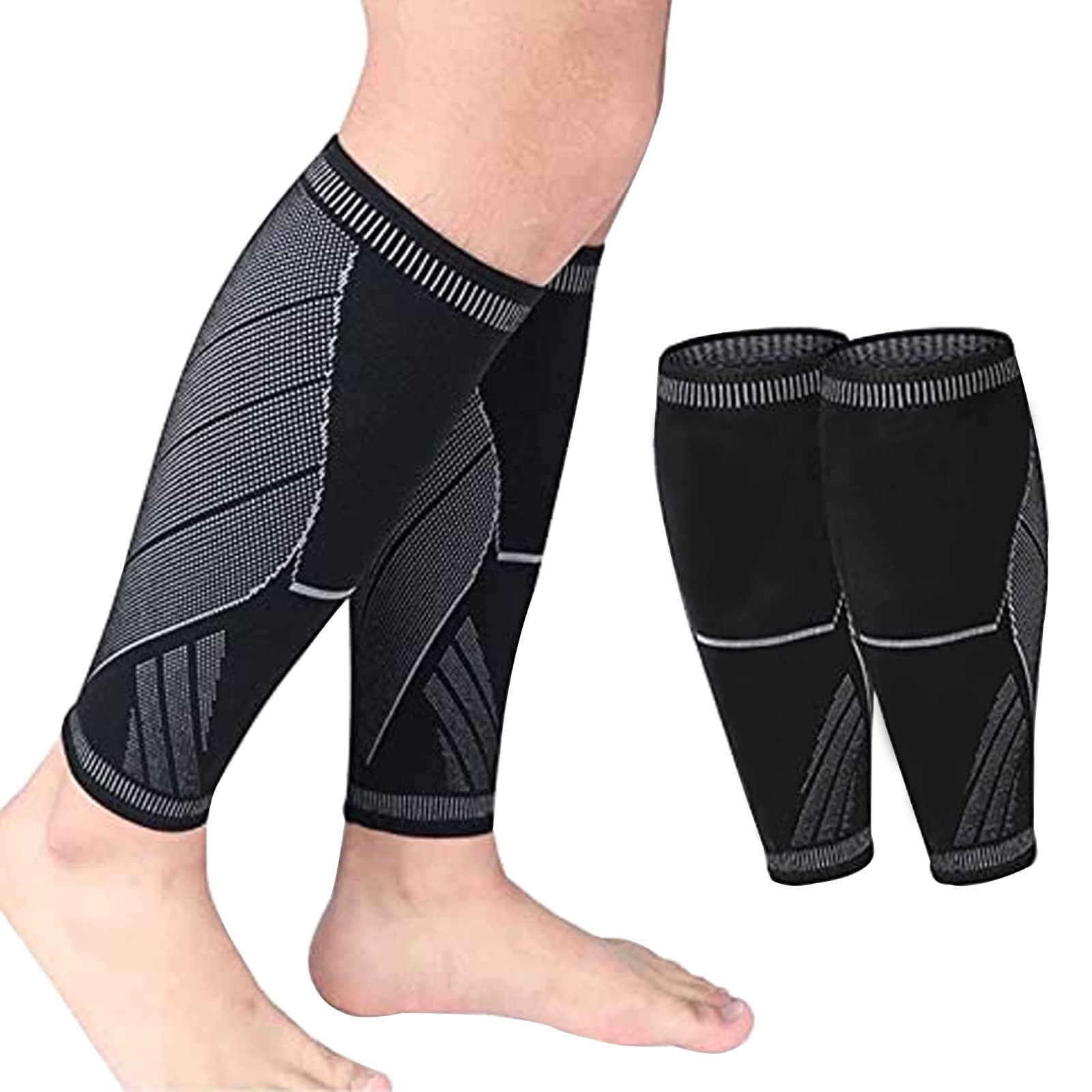 20-30mmHg Calf Compression Socks Sleeves for Varicose Veins Shin Splints Cycling
