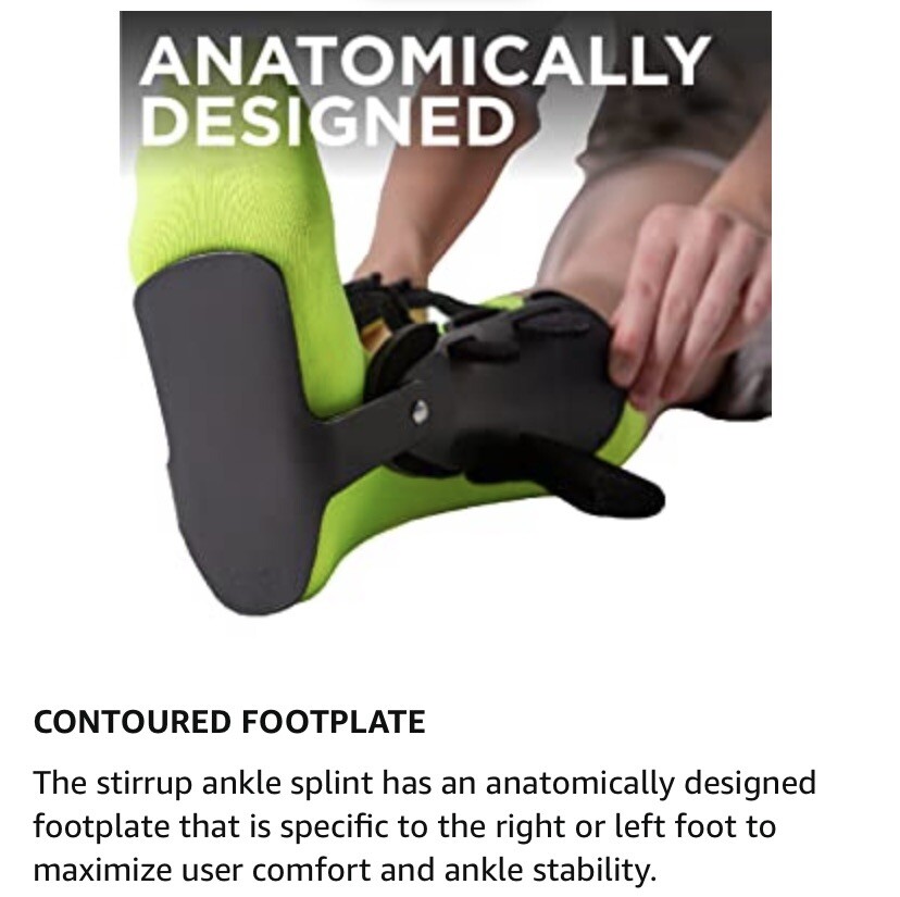 Hinged Right Ankle Brace