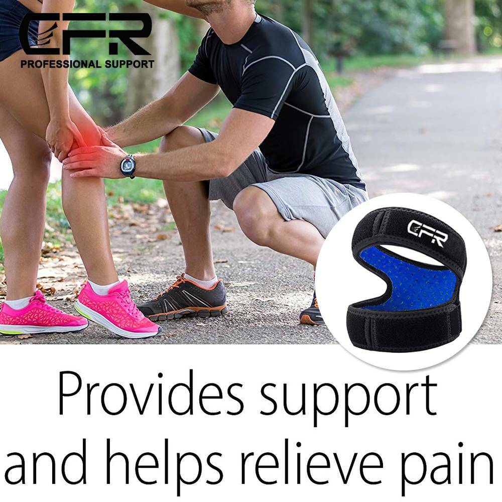 Knee Support Patella Stabilizer Strap Band Tendon Brace Joint Pain Sports Gym CF