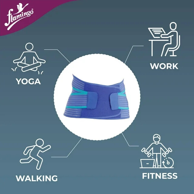 Flamingo Premium Lumbar Sacro Belt, Back Pain Relief
