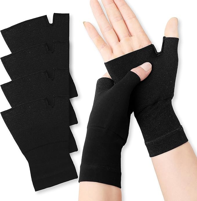 Wrist and Thumb Support Brace Breathable Arthritis Compression Glove 2 pair sz S
