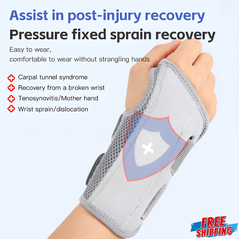 Wrist Brace for Carpal Tunnel Adjustable Splint Left Right Hand Support Brace
