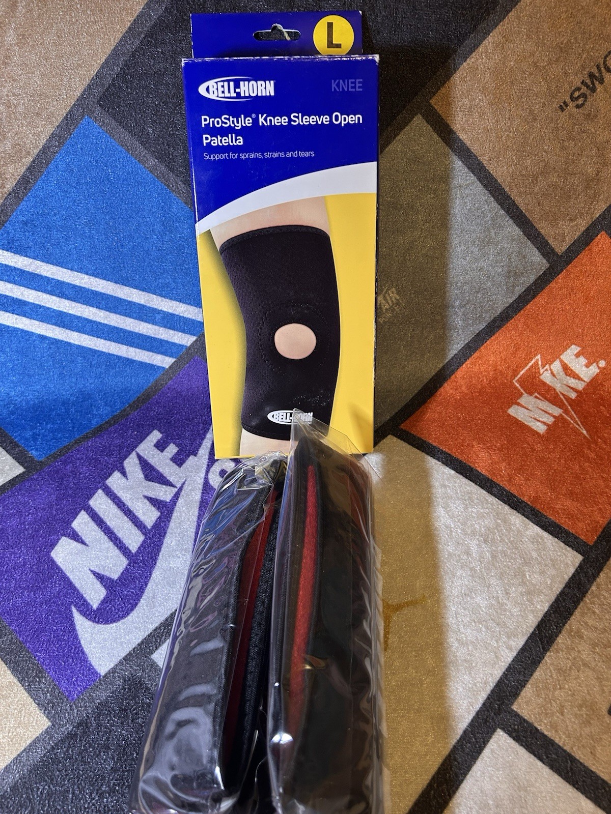 Bell-Horn Prostyle Knee Sleeve Open Patella, Size Large 15-17” 28-43 cm
