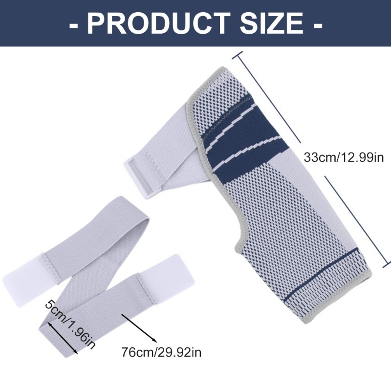 Adjustable Compression Shoulder Stabiliser Belt For Sports Gym Workout Support