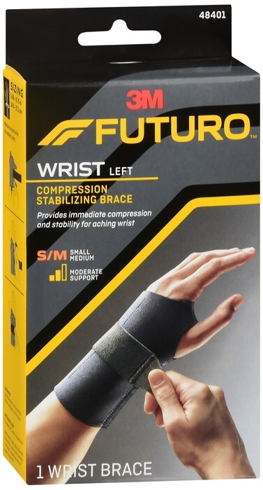 FUTURO WRIST SUPPORT LEFT SMALL/MEDIUM