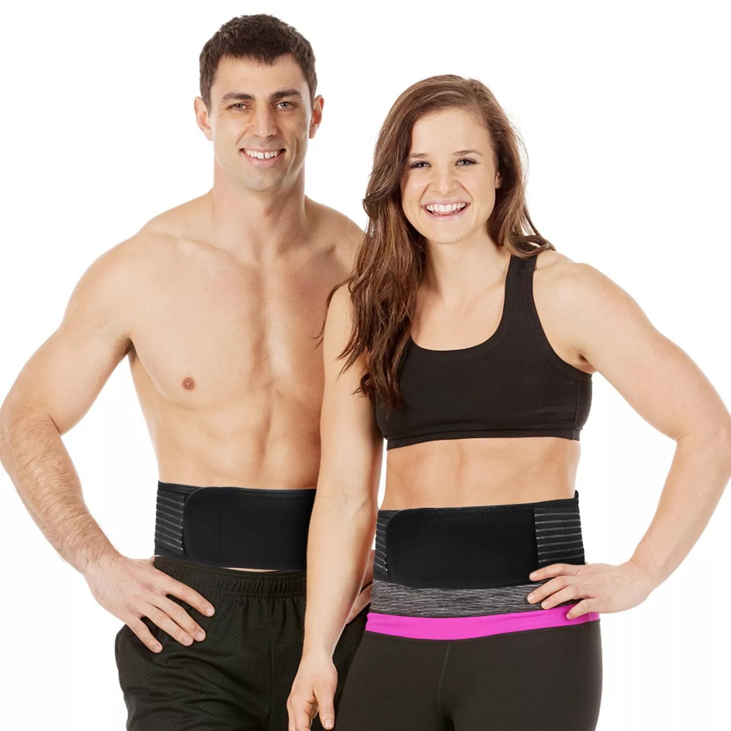 Magnetic Self-Heating Adjustable Lumbar Support Belt-Waist Back Lower Back Wrap