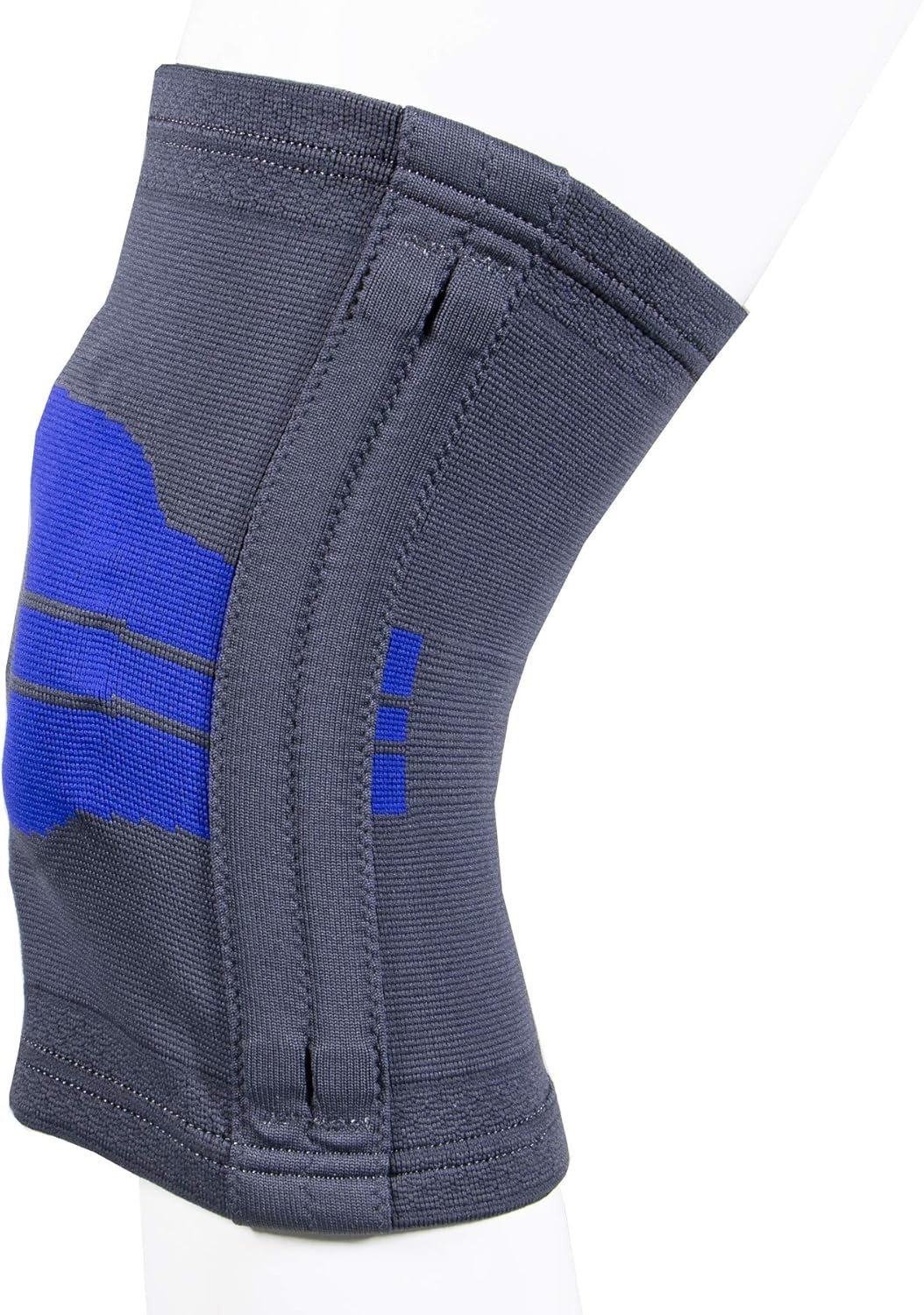OTC Knee Brace, Compression Recovery, Gel Insert, Flexible Side Stays,Large 2435