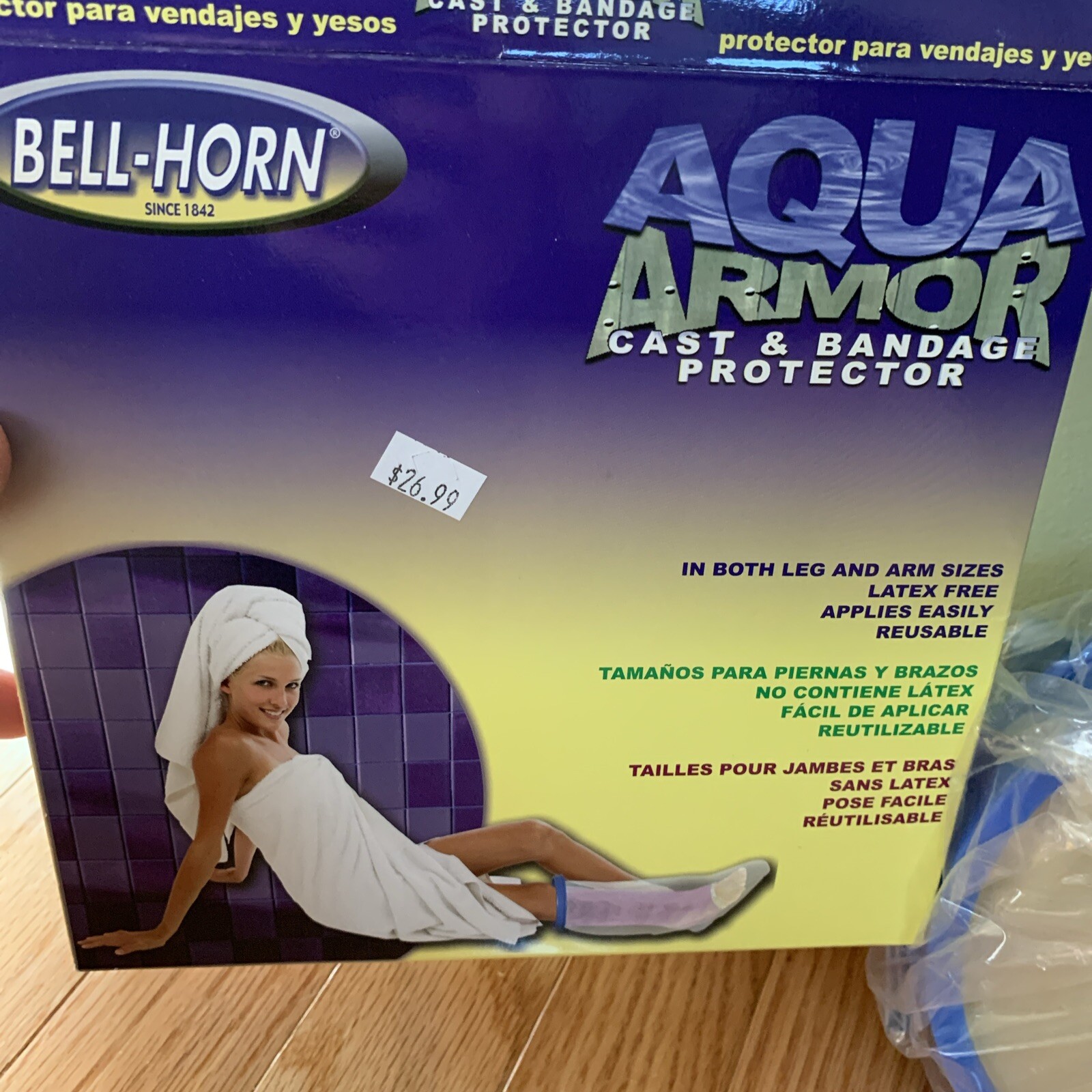 Bell-Horn Aqua Armor Cast And Bandage Protector Adult Short Leg 23″ (30103)