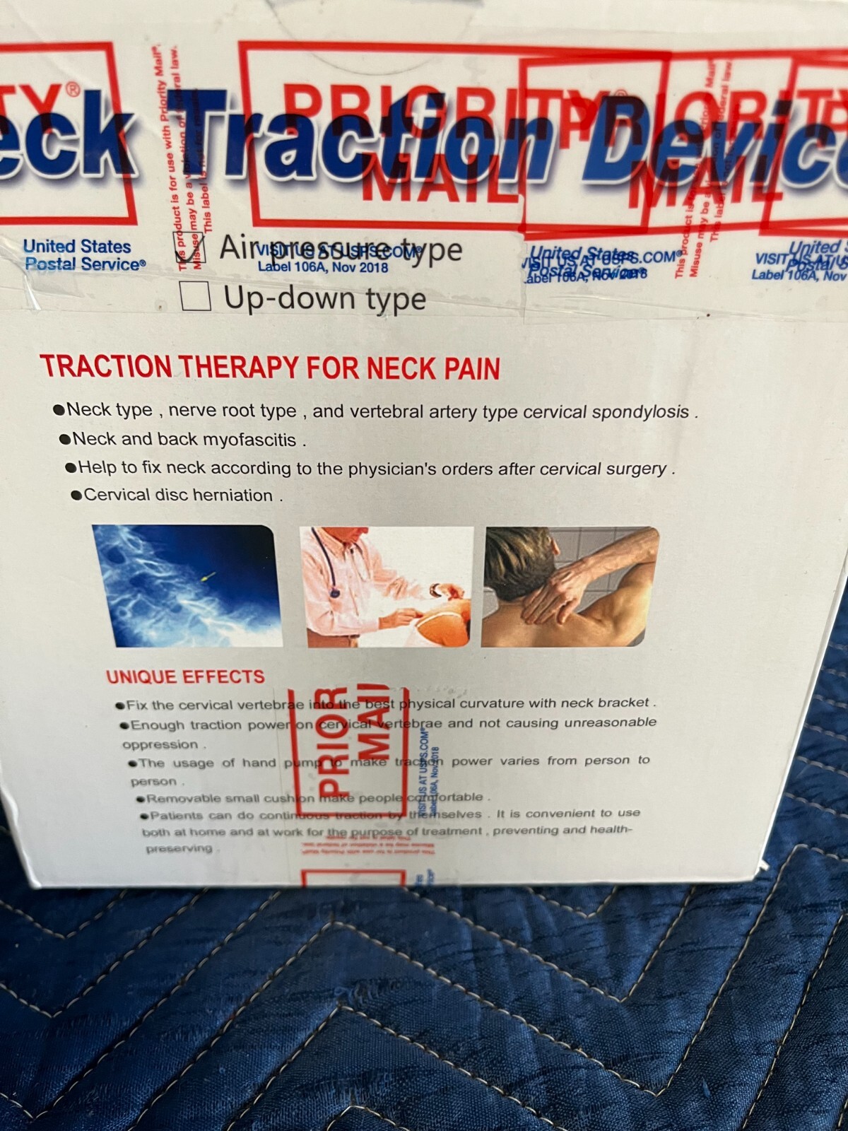 NEW CE FDA ISO9001 NECK TRACTION DEVICE AIR PRESSURE TYPE