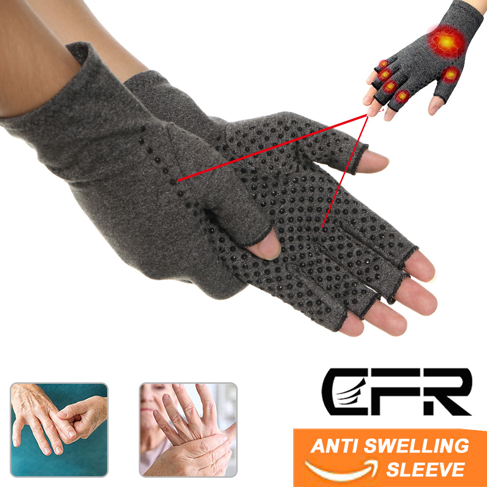 Compression Arthritis Gloves Carpal Tunnel Gym Rheumatoid Hand Joint Support HG