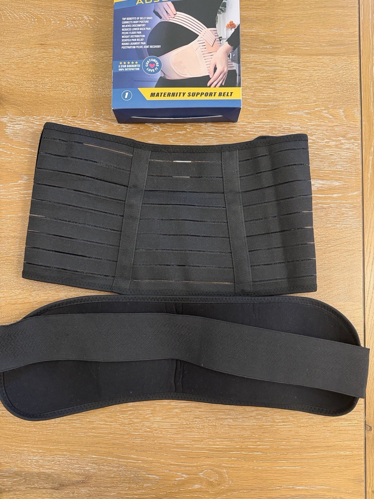 ChongErfei Adjustable Maternity Support Belt – Pregnancy – Black Size L
