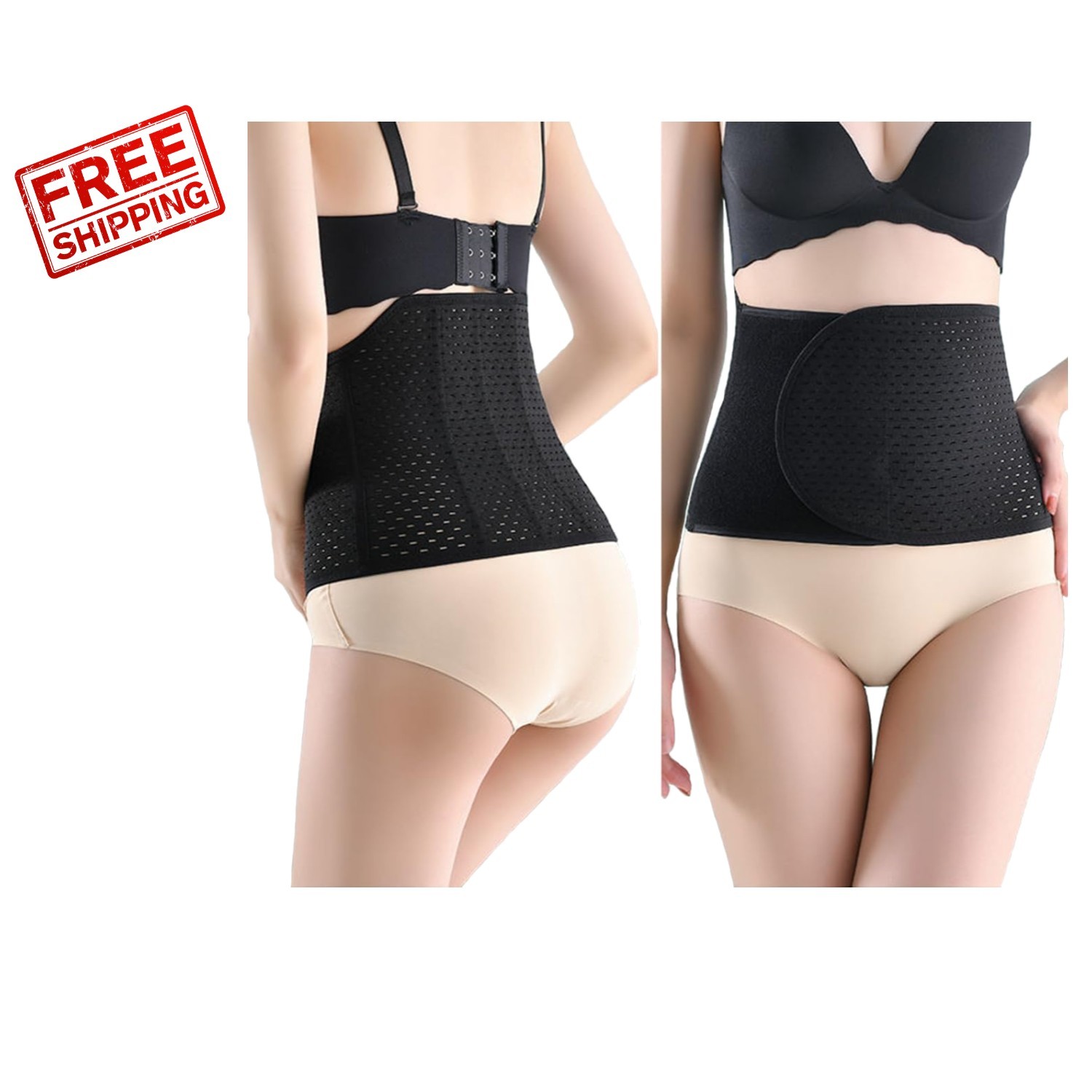 Ultimate Abdominal Binder Post Surgery – Breathable Support for Recovery, Medium
