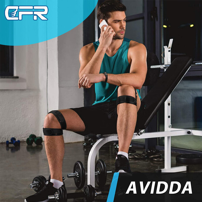 Knee Support Brace Patella Stabilizer Strap Band Tendon Pain Sports Gym Joint