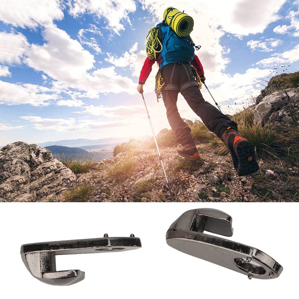 20 Sets Boot Lace Hooks Shoe Eyelet Repair Kit Alloy Fittings Rivets Hike