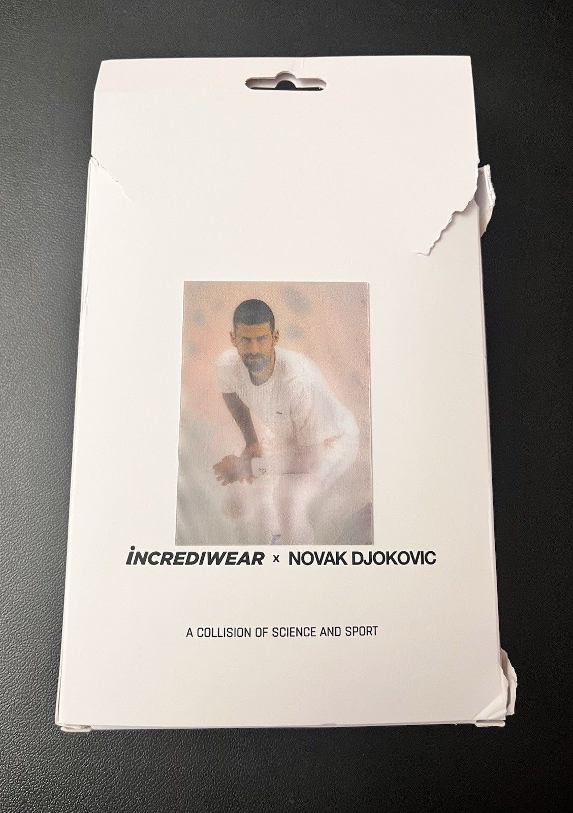 Incrediwear Leg Sleeve Pair Large White Compression Sleeve- N. Djokovic – New