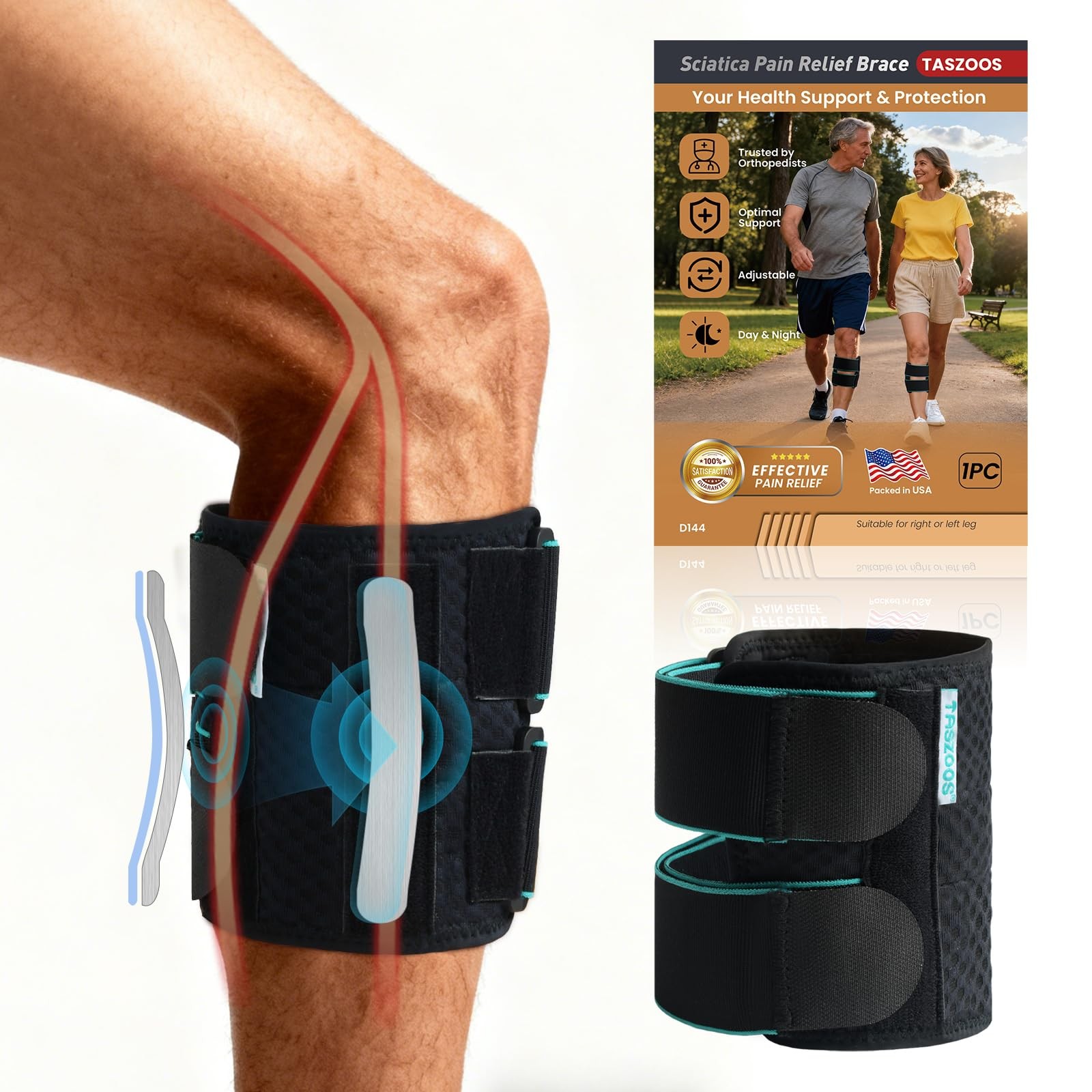 Sciatica Pain Relief Devices – 1Pcs Unisex Sciatic Nerve Brace