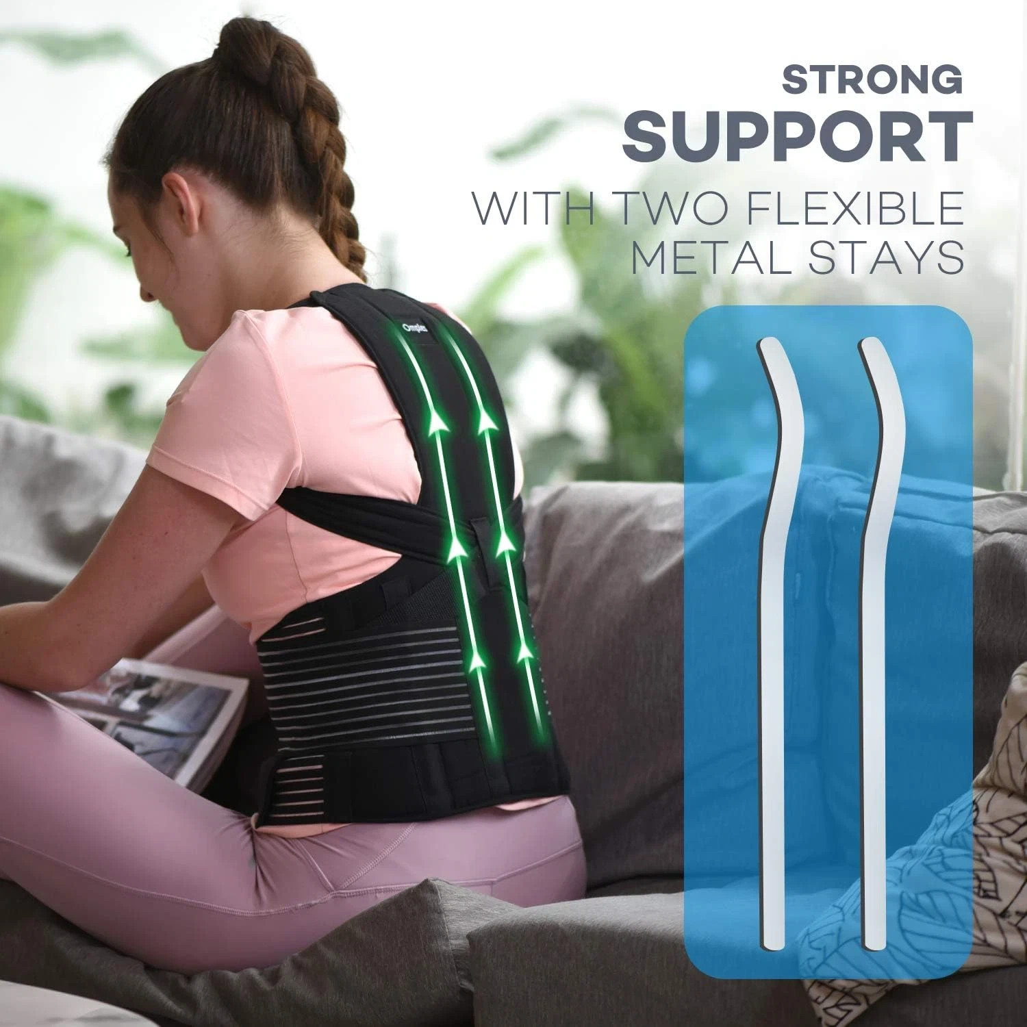 OMPLES Posture Corrector Back Brace Stability Vest Unisex Large – Free US Ship