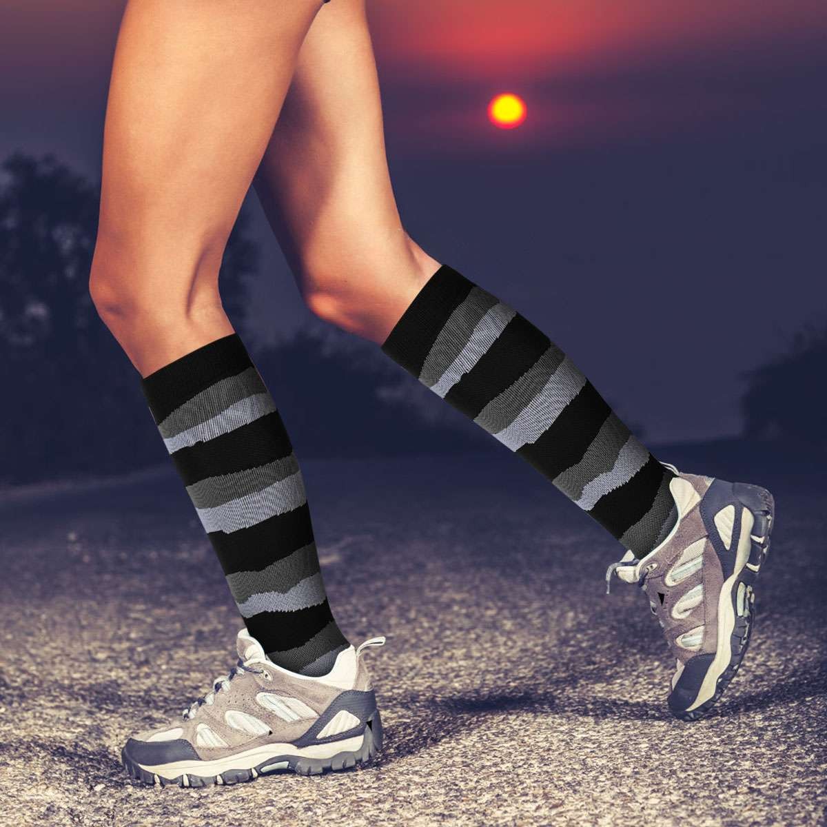 Compression Socks- 15-20 mmHg Knee High for Men & Women, Medical Grade,S/M~L/XL