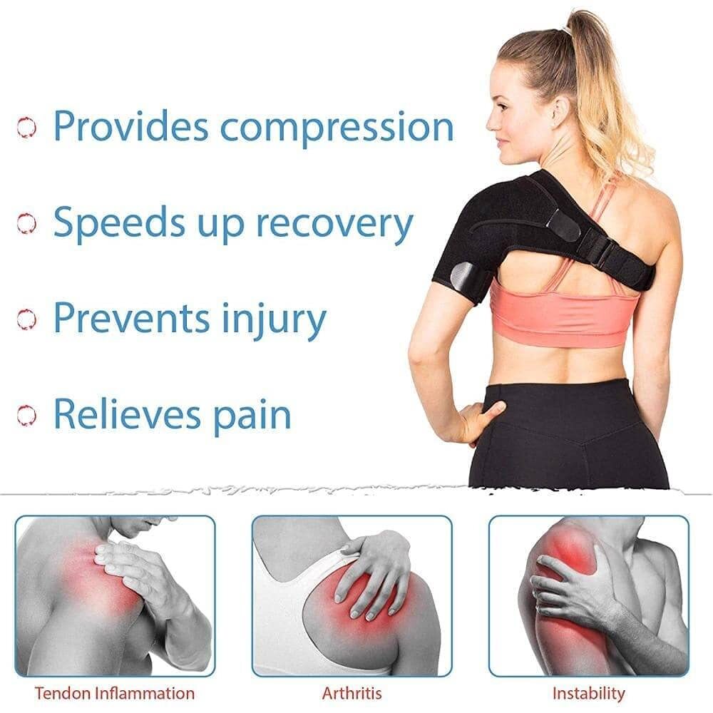 Shoulder Brace Support Protector Brace Torn Rotator Cuff Pain Relief Left/Right