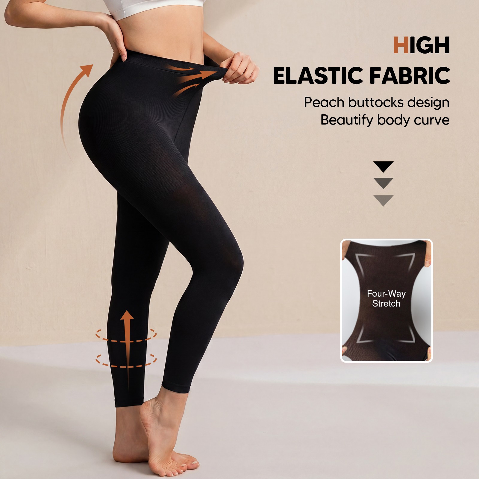 Compression Pantyhose for Women 8-15mmHg Graduated Compression Stockings S-XXL