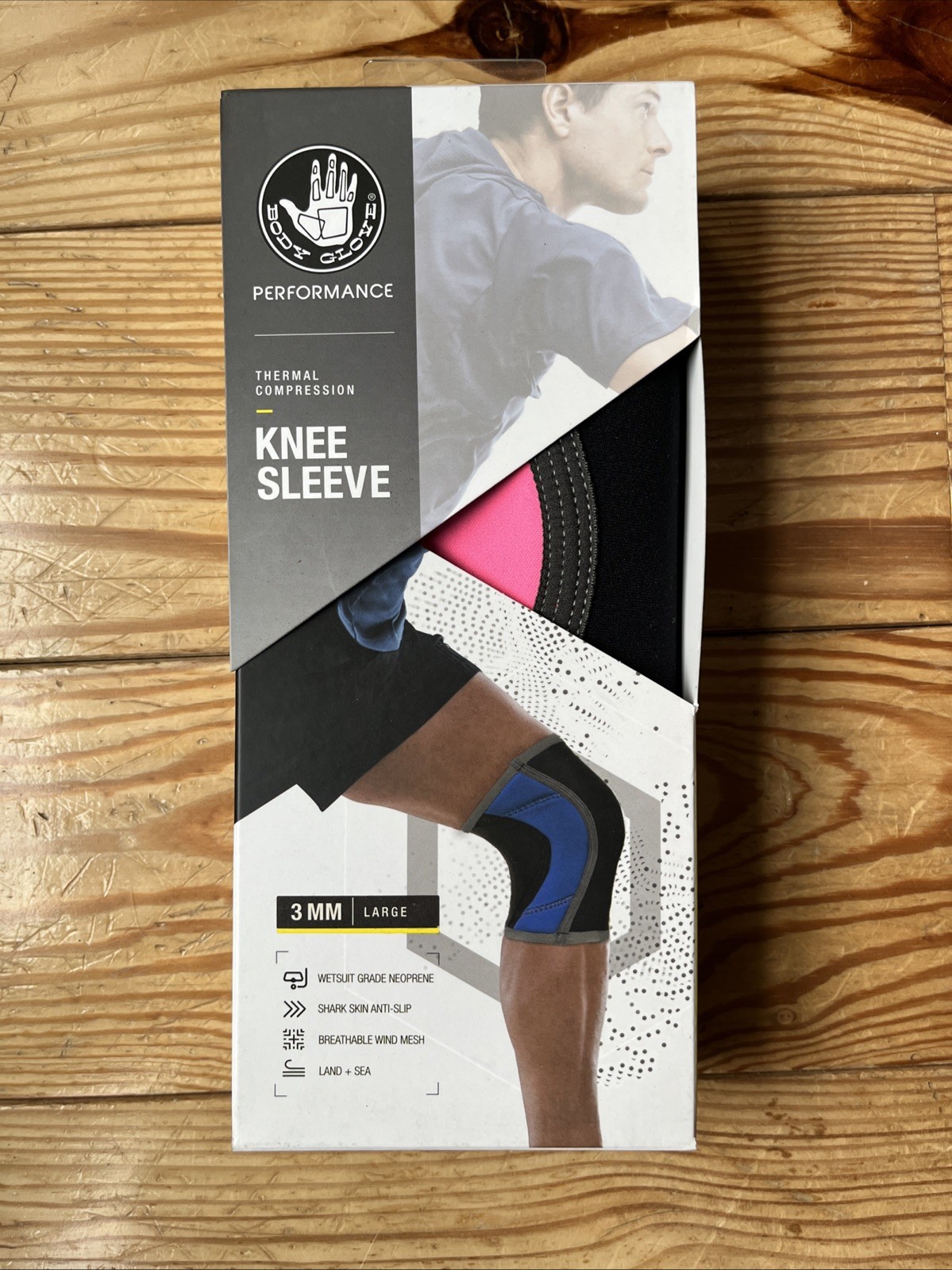 Body Glove Performance Thermal Compression Knee Sleeve – Choose Size & Color