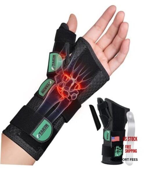 Carpal Tunnel Wrist Brace Night Large/X-Large(1 piece) Left Hand-Black