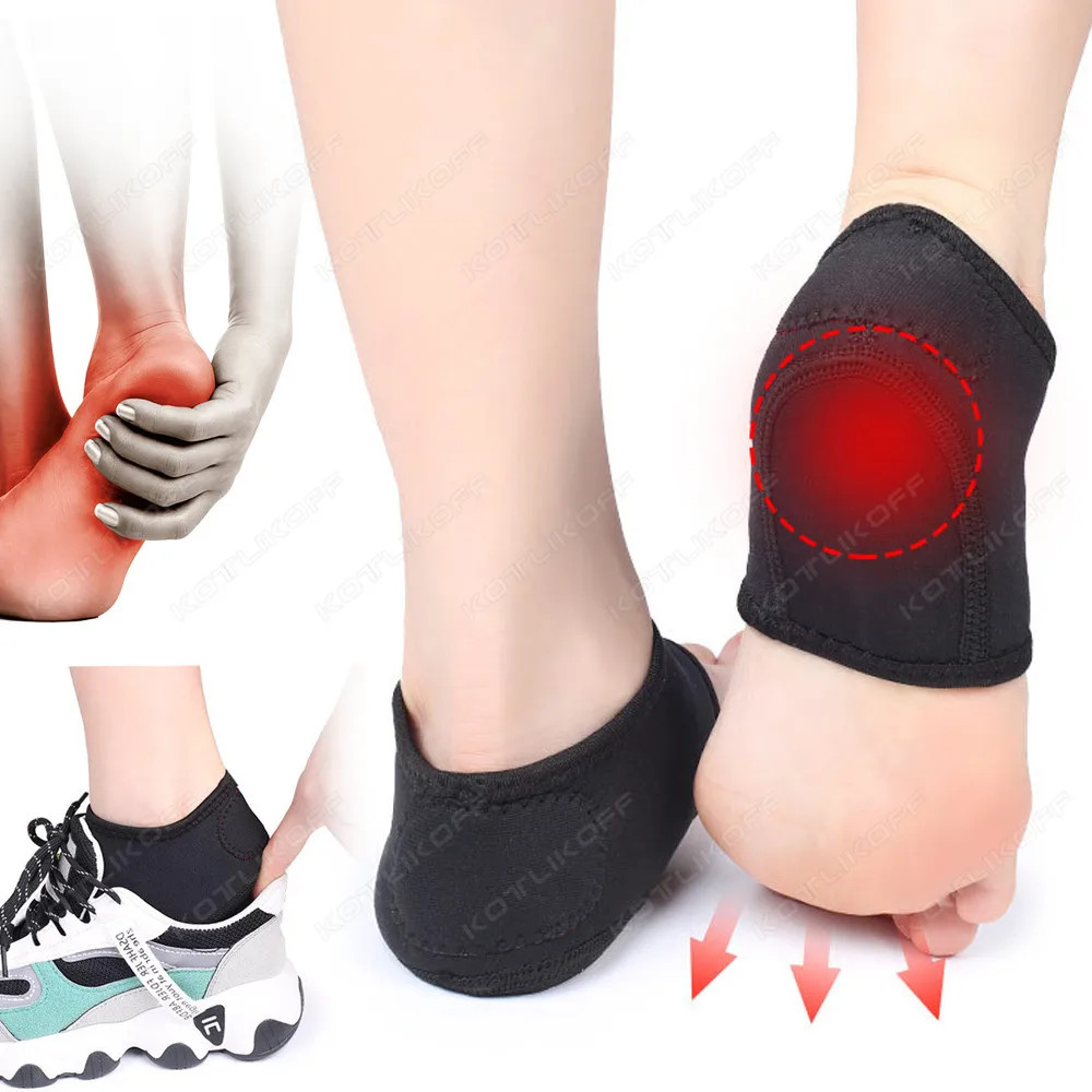 1 Pair Heel Protector Pads Shock Absorption Relieving Leg Pressure Ankle protect