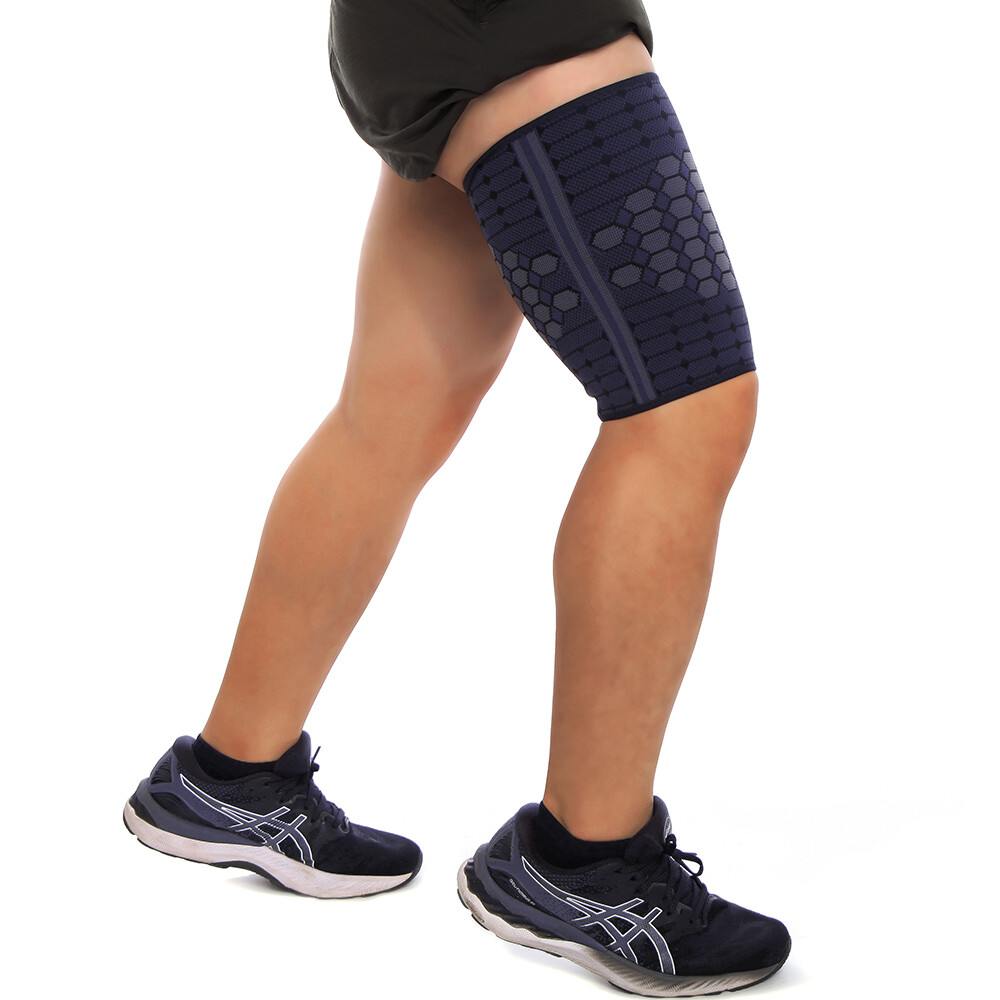 Thigh Support Brace Hamstring Quad Compression Sleeve Quadricep Sciatica Pain US