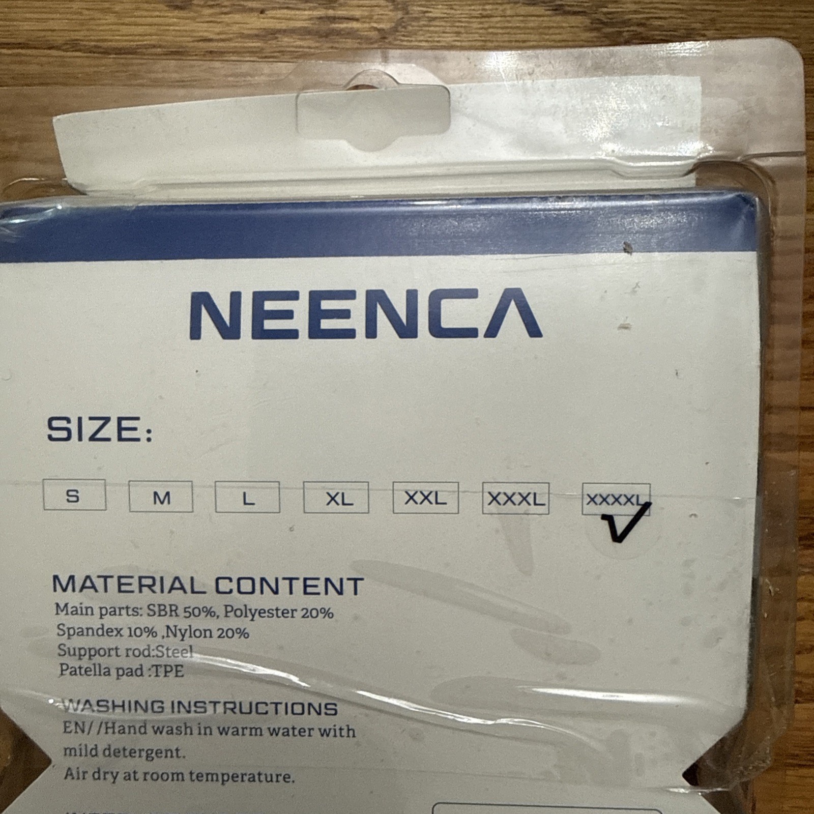 NEENCA HX035 Professional Knee Brace for Knee Pain, Hinged Size 4XL
